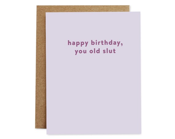 Drole De Carte D Anniversaire Vieille Carte De Salope Etsy Drole De Carte D Anniversaire Vieille Carte De Salope Etsy