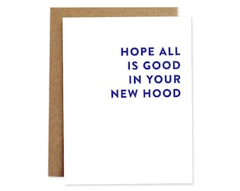 New Home Card, Moving Card, New Place Card, Housewarming Card, New Apartment Card, Moving House Card, Funny New Home Card