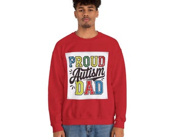 Trotse vader met autisme | Autismebewustzijn ronde hals