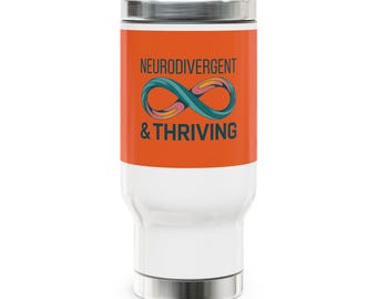 Neurodiversity Pride-reismok roestvrij staal 14oz