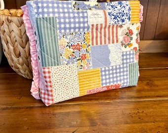 Bijbelhoes met ruches | Gewatteerde boekomslag | Bijbelmouwen voor meisjes