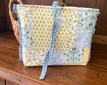 Ruffled Bible Sleeve | Quilted Book Cover | Girly Bible Sleeves