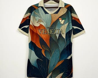 Venezia FC Special Edition Soccer Jersey 22/23 | Artistic Venice Football Shirt | Vintage Style Kit | Custom Name & Number | Soccer Gift