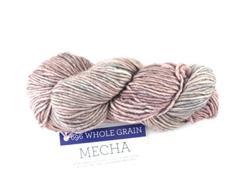 Malabrigo Mecha in color Whole Grain, Bulky Weight Merino Wool Knitting Yarn, tonal beiges, #696