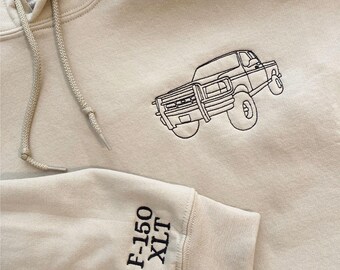 Sudadera con capucha de coche personalizada bordada, regalo personalizado para papá aficionado a los coches, regalo para él, idea de regalo para el Día del Padre para su novio