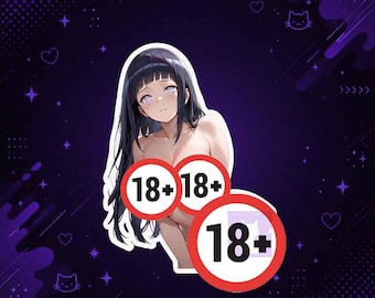 Ninja Waifu: Sensuele anime-meisjeskunst, matte vinylsticker, verzamelobject
