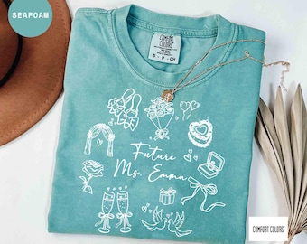 Future Mrs Png, Custom Engagement Png,Personalized Bride Shirt Engagement Gift For Anniversary Wifey Png, Newly Engaged 2026 Gift for Fiance