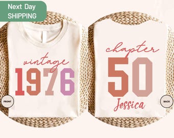 1976 Retro Birthday Png, Floral 50th Birthday Gifts for Women Limited Edition 1976 Chapter 50 Birthday Png Gift For Her, 50th Gift For Mom