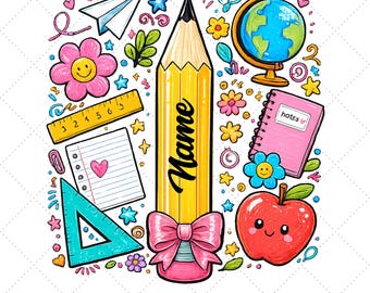 Personalized Teacher Name PNG: Custom Teachers Names gift, Last Day of School T-Shirt, Teacher appreciation week Gifts