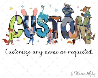 Benutzerdefinierte Disney Zootopia Charaktere Png, Judy Hopps Nick Wilde Gary De Schlange Png, Zootropolis, Disneyland Familienausflug, Zootopia 2 Geburtstag Png