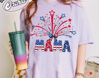 Grandma Mama 4th of July PNG, Patriotic Mama Sublimation Design, Independence Day Digital Download, USA 250th Anniversary America 1776-2026