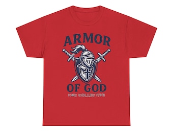 Armor of God T-Shirt | Christian Faith Apparel, Spiritual Warfare Tee