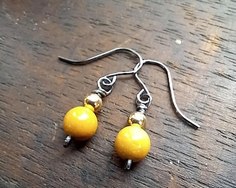 Mookaite earrings