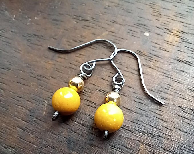 Mookaite earrings
