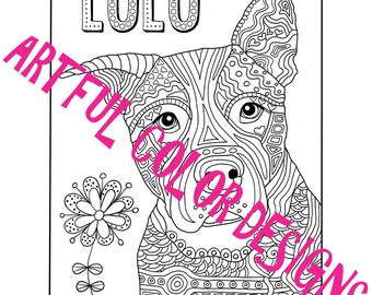 Dog Coloring Page Printable Download For Lovers Of All Ages