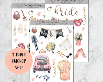 Wedding Sticker Sheets