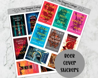 Book Cover Sticker Sheets