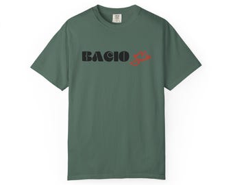 Bacio Logo T-shirt | Minimal Text Graphic Tee