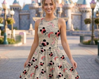 Mickey Minnie Pirate Mickey Cruise Dress Skirt, Pirate Disney Cruise Trip, Disney Dress Skirt