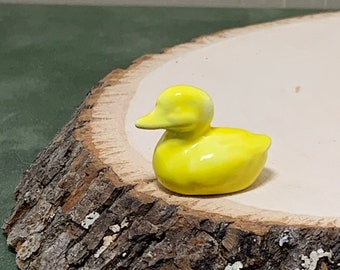 Little Yellow Duck - Moule en céramique rétro des années 1960.