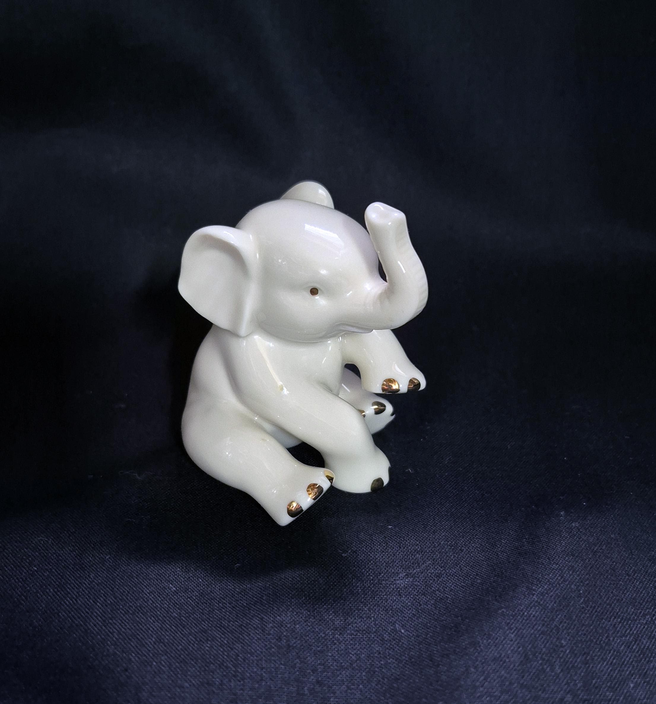 Vintage China Elephant Figurine - Etsy