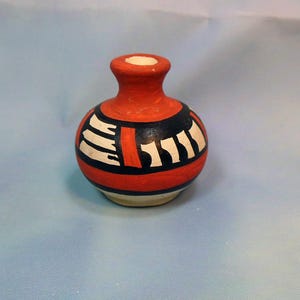 Vintage Small Indian Pottery Vase Mint