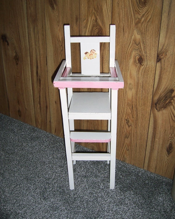 vintage wooden high chair for sale