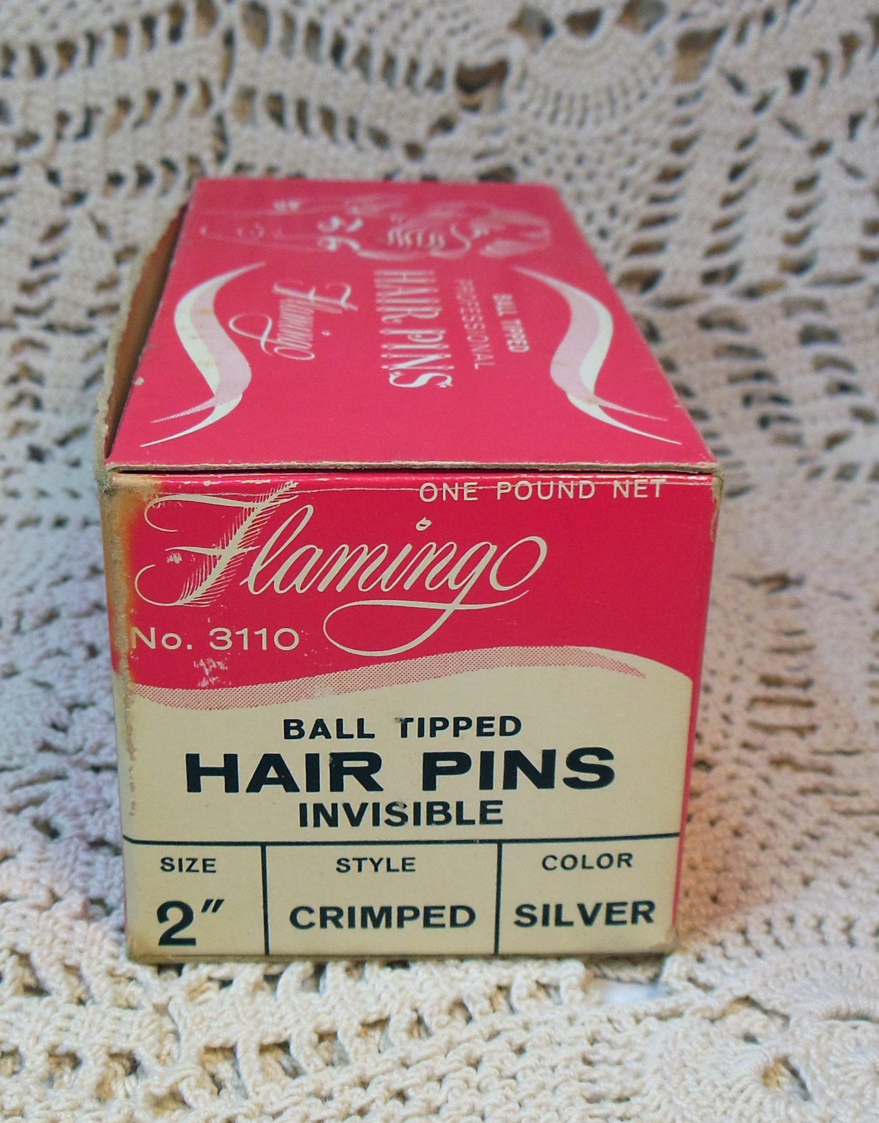 2 Boxes of Vintage Hair Pins Flamingo Products Made in  display picture 2