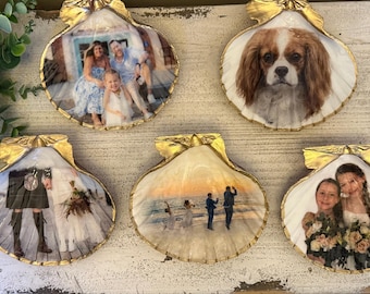 Custom Personalized Photo Trinket Dish, Family Pet Photo, Wedding Gift, Memorial, Beach House Coastal Decor, Jewelry Dish, Custom  Art