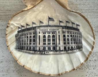 Yankee Stadium Ring Holder, Yankees Decor, NYY Desk Decor, Vanity Catchall, Men’s Valet Key Tray Dish, MLB Custom Sport Fan Gift