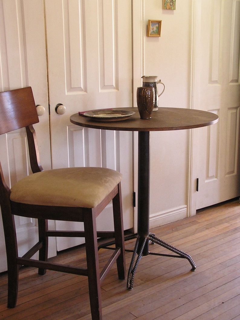 Rustic Custom Rebar Pub Table Kitchen Island