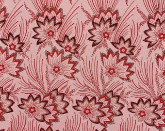 Red Multi Color Beaded Fabric, Luxury Star Design Beads and Sequins Lace By Yard