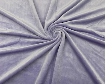 Tela Minky lila: ultra suave, 60" de ancho, pelo de 3 mm