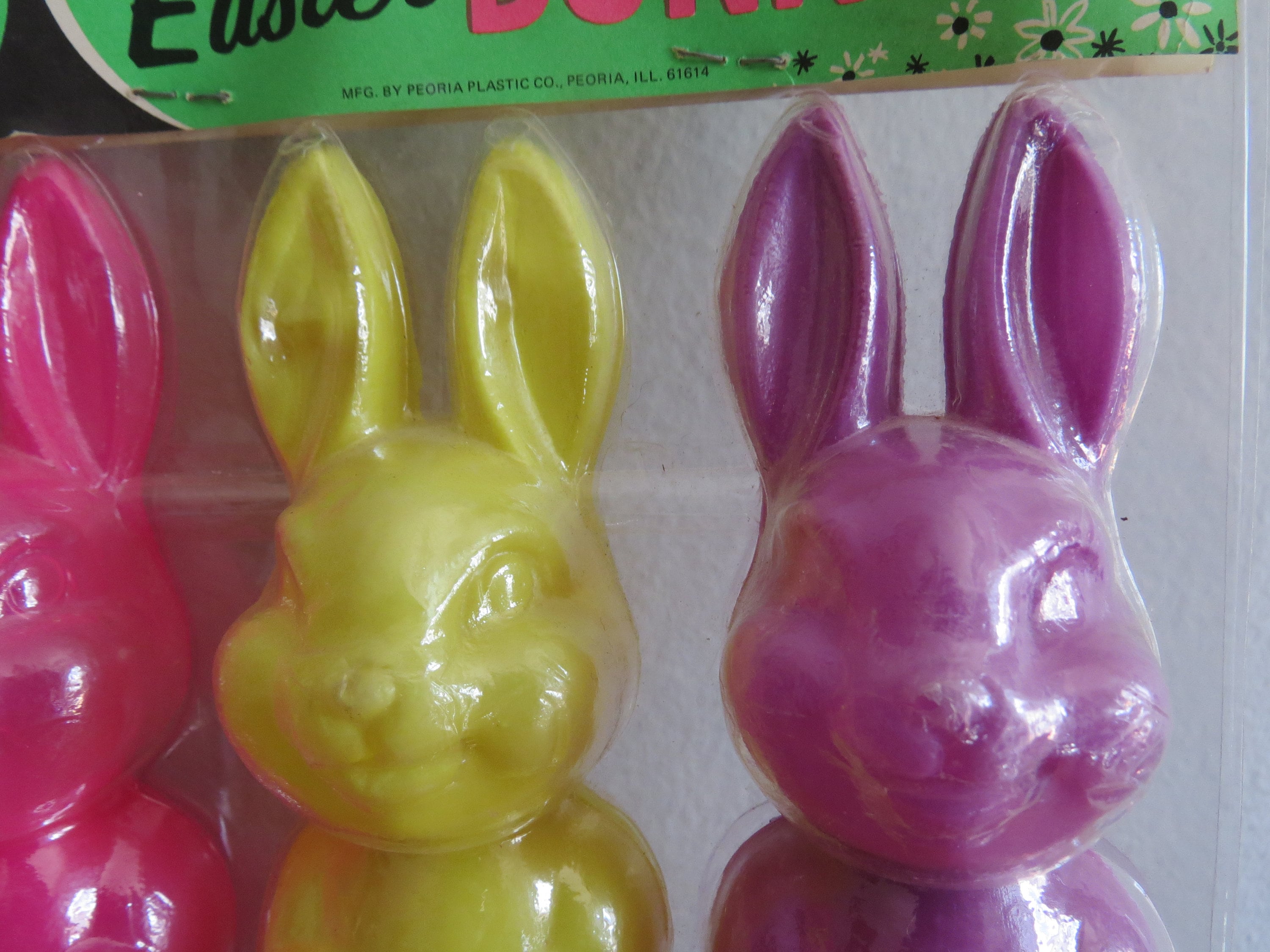 Vintage rabbit candy containers Fill n Thrill plastic Easter Etsy