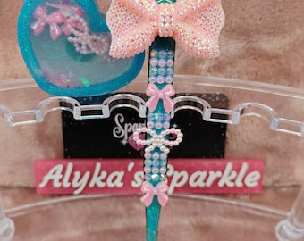 Princess Sparkle Bow Decorative Tweezers & Shakerminder Set