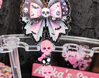 Pink Skull Pastel Goth Decorative Tweezers - Alt AF Collection