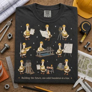 Silly Goose Civil Engineer Shirt, Funny Engineer Gift, Civil Engineering Tee, Engineering Student Gift, Construction Worker Shirt, Meme Tee