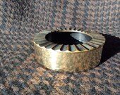 A Vintage genuine modernist wHw Karl Hagenauer Vienna Austria Brass and Bronze minimalist Sun Bowl Asher-Bowl 1930s