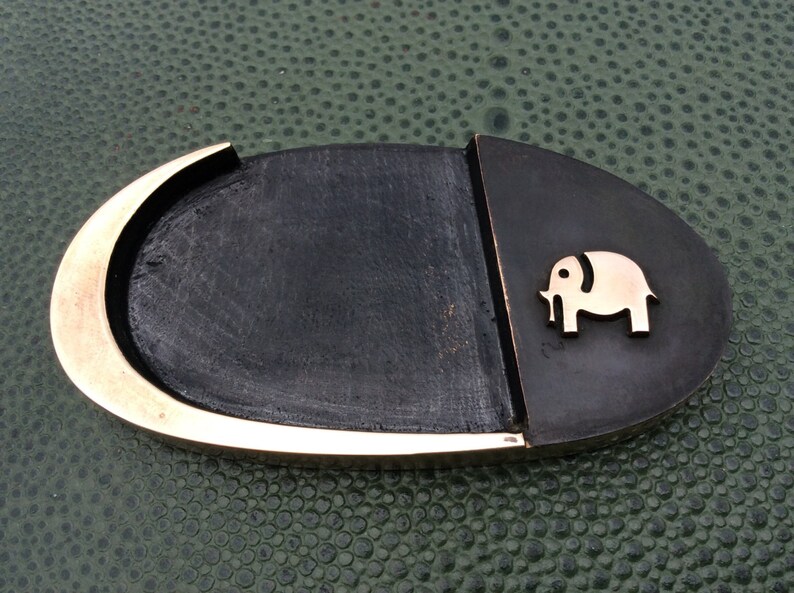 Vintage Vienna Bronze modernist funny Elephant Paperweight Etsy