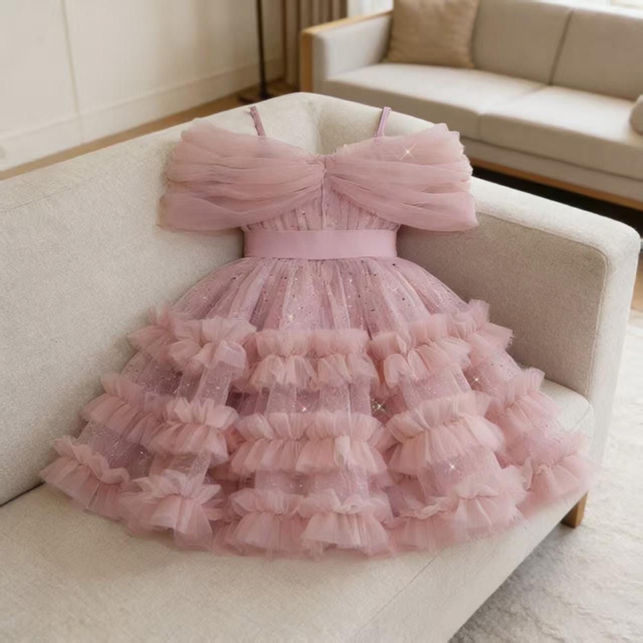 strapless open back dress Simple A Line Satin Pink Long Prom Dress with Beadings PSK562 US12 / Custom Color main image 0