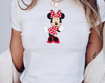 Minnie Mouse Disney Baby Tee, Classic Minnie Baby Shirt, Magic Kingdom Shirts, Y2k 90s Style Minnie Mouse Tee, Classic Minnie Baby Tee