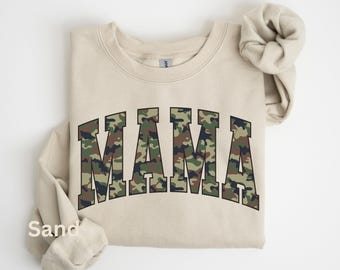 Camouflage Mama Hoodie, Mothers Day Gift For Mom, Mom Gifts, Hunting Mama Shirt, New Mom Gift, Camo Hunting Mom Sweatshirt, Camo Mama Outfit