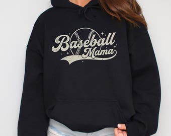 Baseball Mama Sweatshirt, Mothers day Gift, Retro Baseball Season Mom Sweater, Gift For Baseball Lover Mom, Baseball Game Day Hoodie