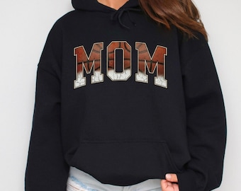 Basketball Mom Sweatshirt, Mothers day Gift, Retro Basketball Season Mom Sweater, Gift For Basketball Lover Mom, Basketball Game Day Hoodie