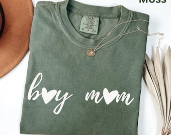 Comfort Colors® Boy Mom Shirt, Mama Shirt, Mother's Day Gift, Mom of Boys Shirt, Mom Life Shirt, Cute Mom Shirt, Boy Mama Shirt