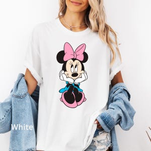 Comfort Colors Minnie Shirt, Cute Minnie Mouse Sweatshirt, Family Vacation Tshirt, Minnie Lover Gift, Disney Friends Tee, Disney Trip Outfit image 6