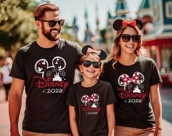 Custom Disney 2026 Shirt, 2026 Disney Tees, Disney Family Matching Shirt, Disney Vacation T-Shirt, Disneyworld Shirts, Disney Trip Shirts