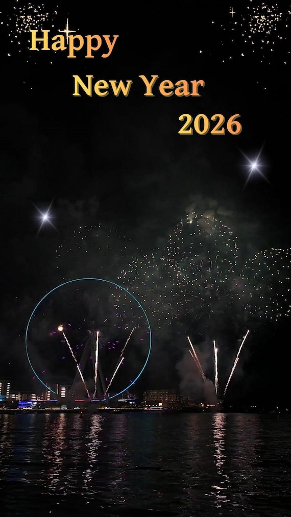 New Year Video Template 2026 | Elegant Celebration Animation | Social Media & Digital Greeting | Instant Download