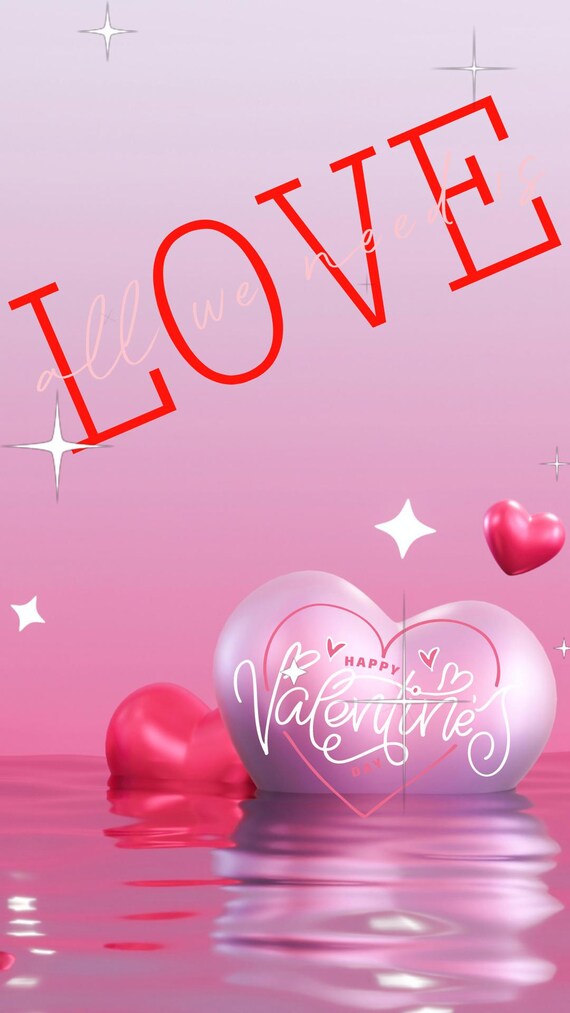 Animated Valentine's Day Video – Romantic Heart Reel, Instagram Story (Digital Download)