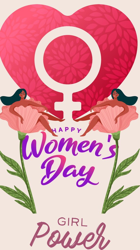 International Women's Day Business Greeting Video – Animated Social Media Post (Digital Download MP4 GIF)